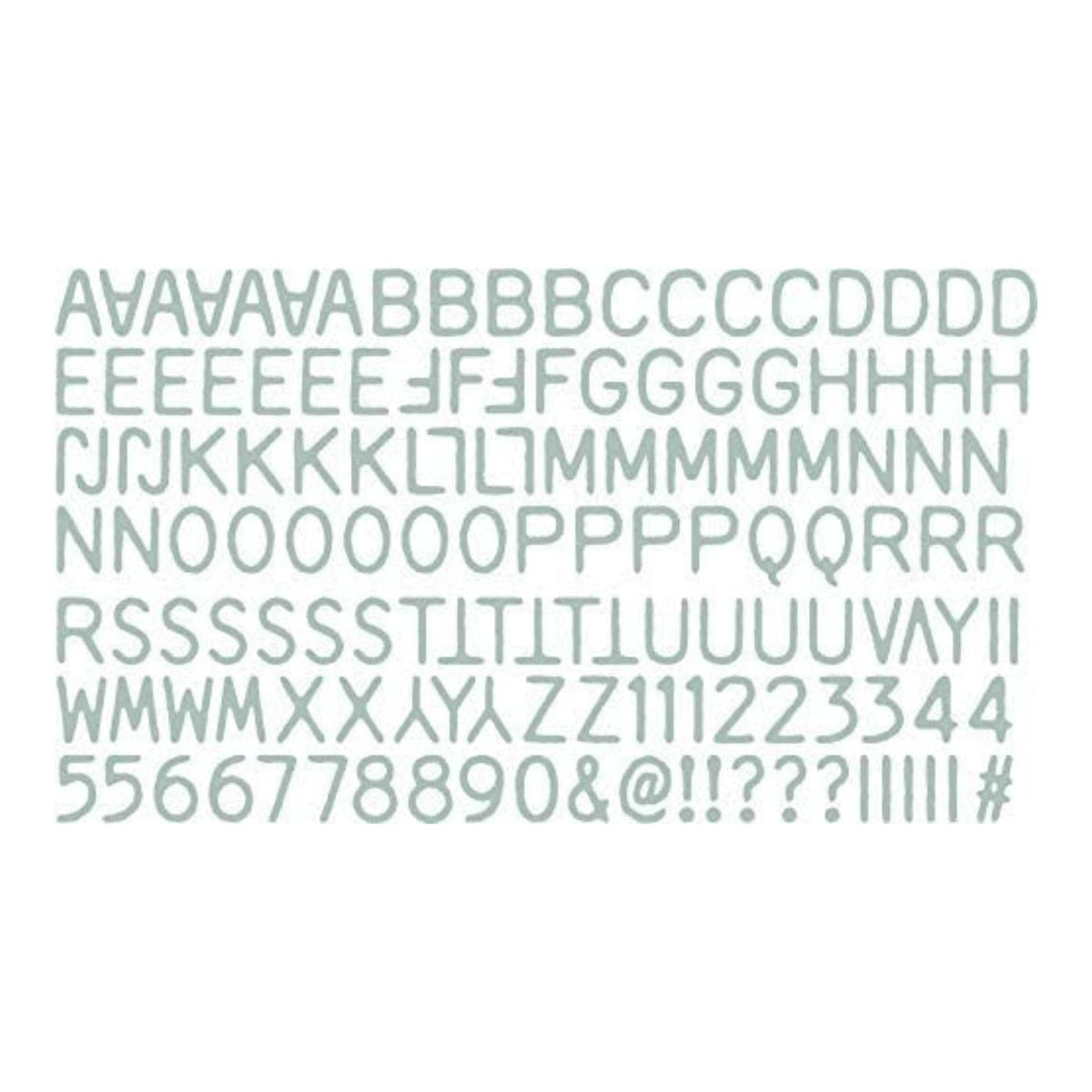Troqueles Thinlits Etiqueta Alfanumérica de Tim Holtz (vista 3)