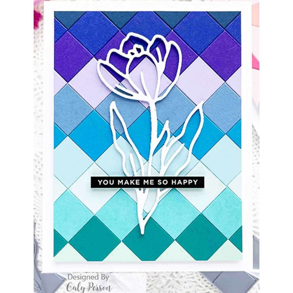 Troqueles Thinlits Stacked Tiles – Cuadrado de Tim Holtz (vista 4)