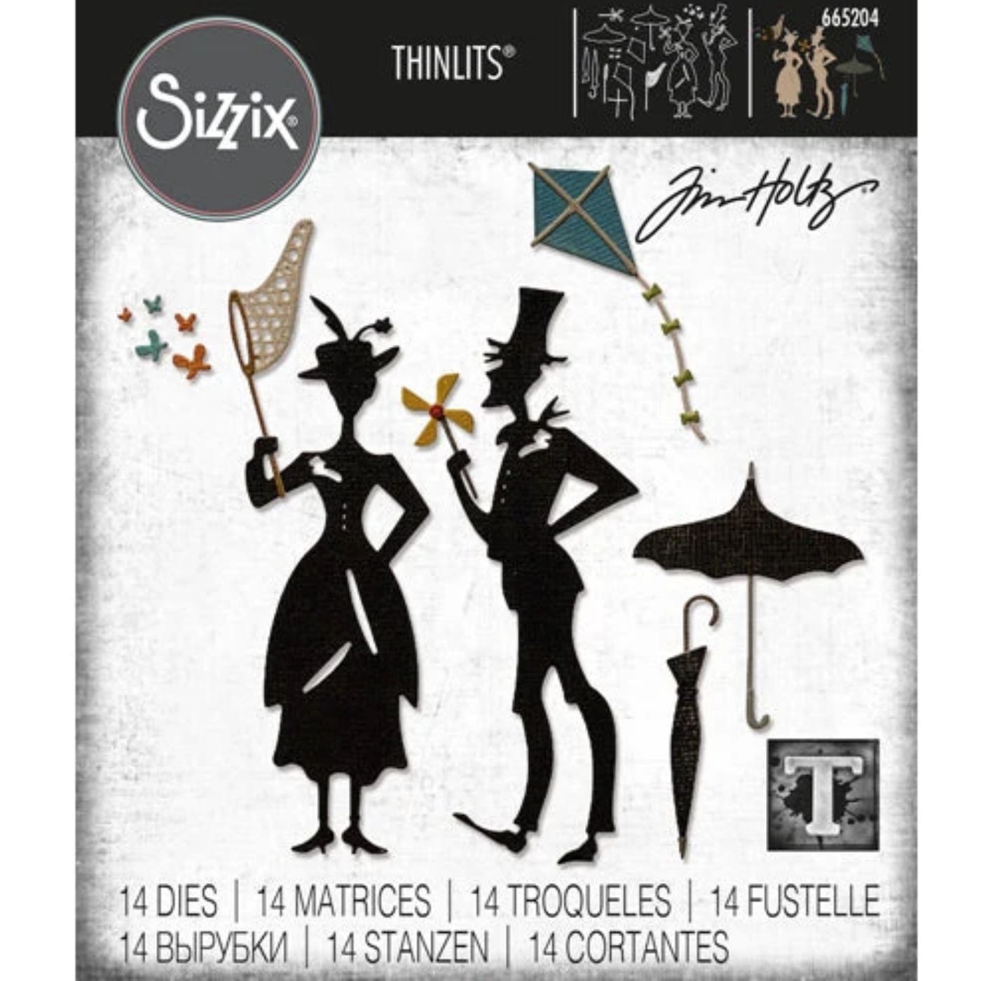 Troqueles Thinlits El Jardín de Tim Holtz