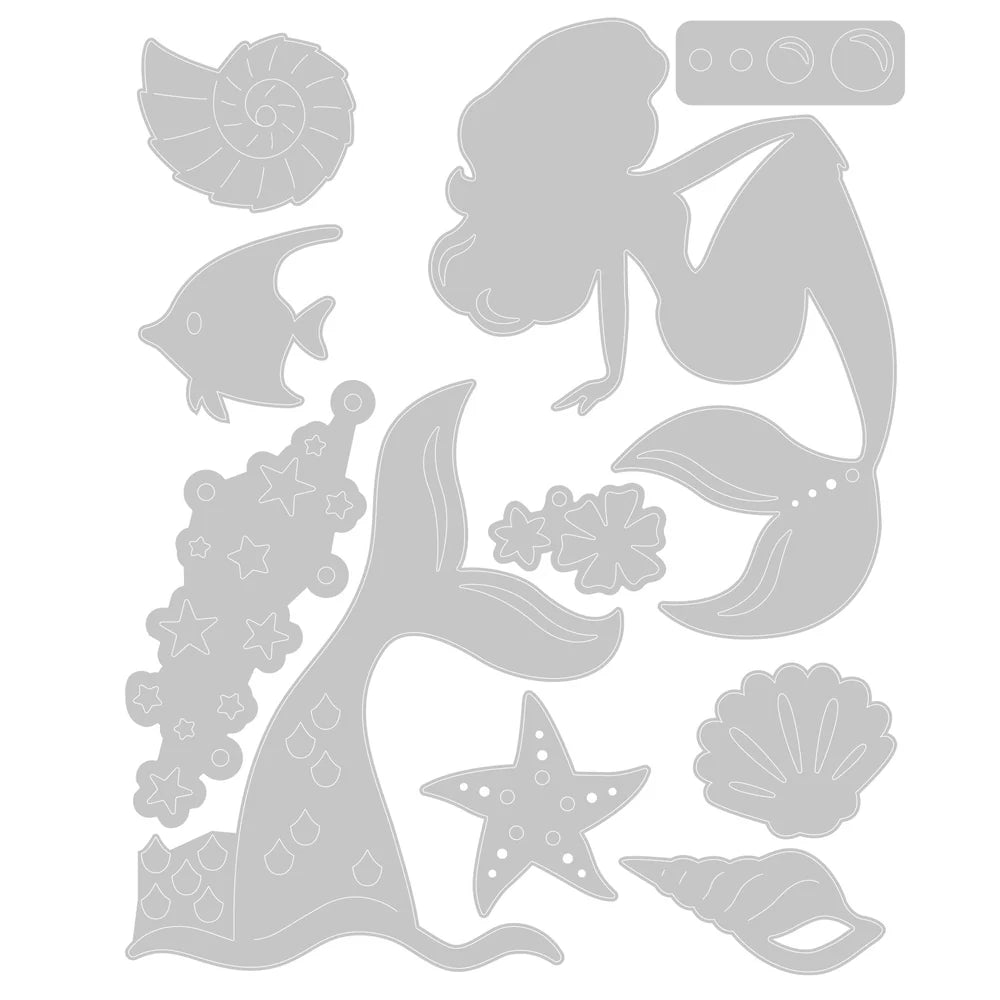 Troqueles Thinlits Make Wave - Sirena