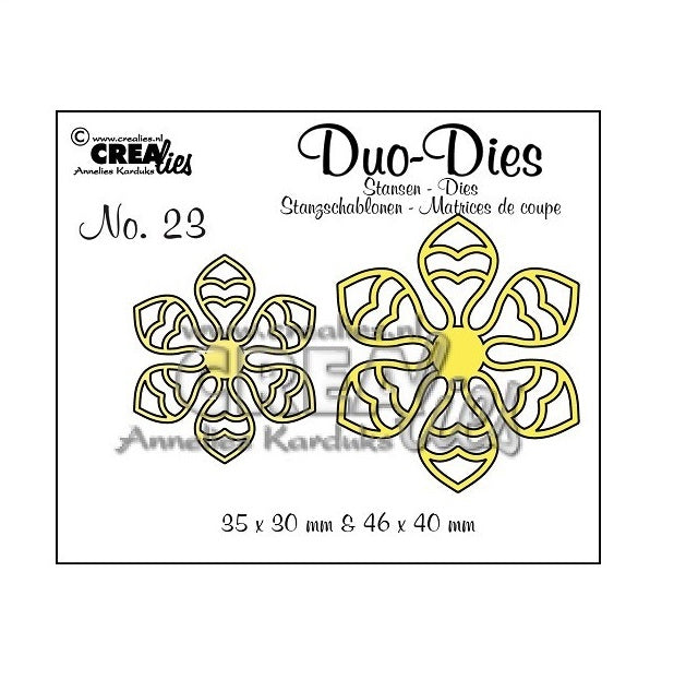 Troquel Duo Dies N°23 Flores #14