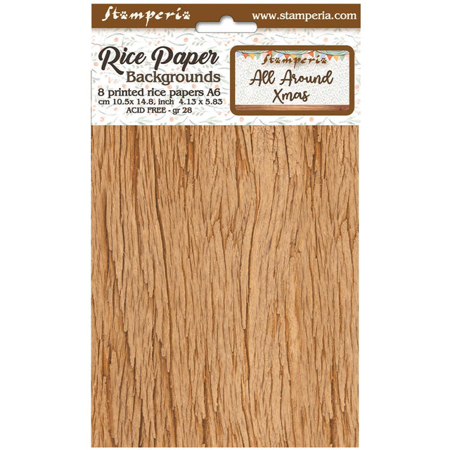 Papel de arroz A6 8HJ 28gr All Around xmas - Navidad