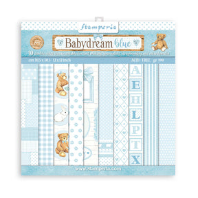 Block de cartulinas ''Fondos Babydream Blue - Niño"