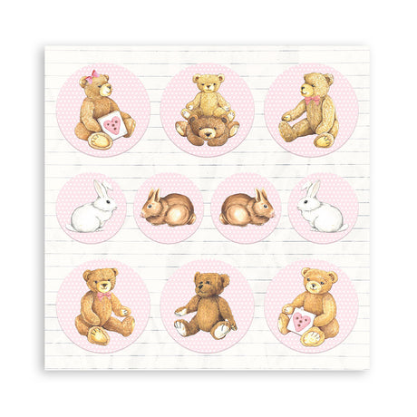 Block de cartulinas ''Fondos Babydream Pink - Niña" (vista 2)