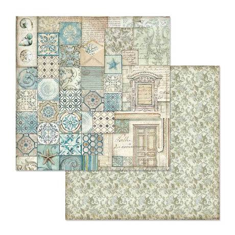 Block de cartulinas "Azulejos de Sueño" de 20.3x20.3 cm (vista 3)