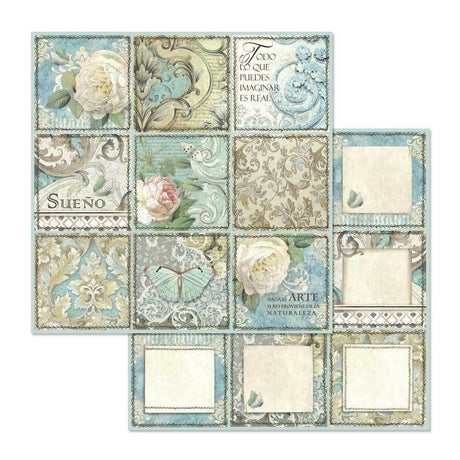 Block de cartulinas "Azulejos de Sueño" de 20.3x20.3 cm (vista 4)