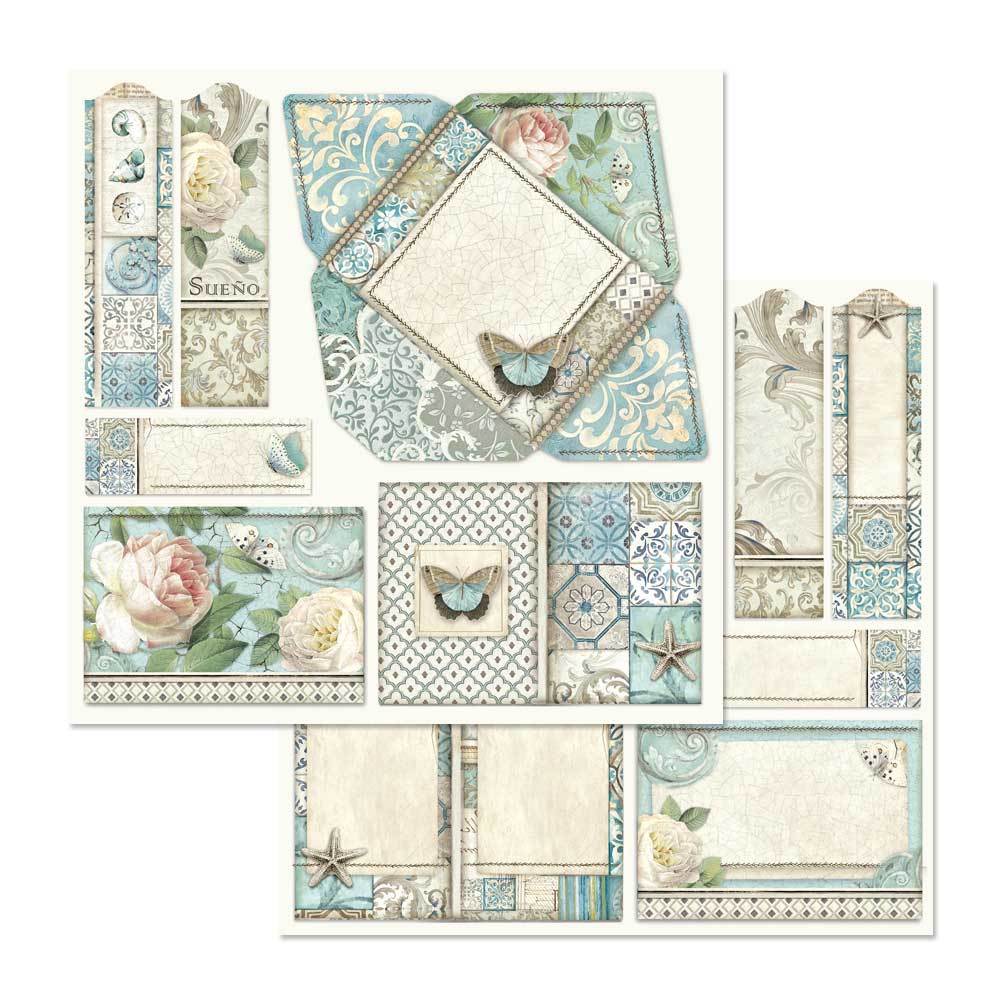 Block de cartulinas "Azulejos de Sueño" de 20.3x20.3 cm (vista 7)