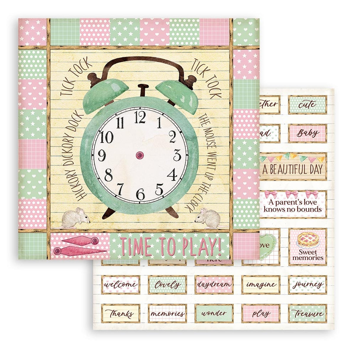 Block de cartulinas "Daydream" de 20.3x20.3 cm (vista 7)