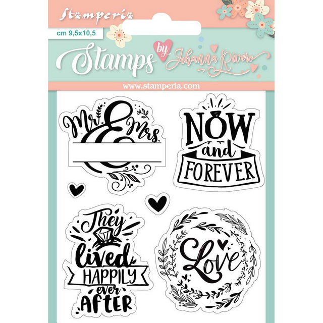 Sellos Clear Love Story de Johanna Rivero
