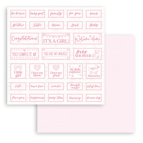Block de cartulinas ''Fondos Babydream Pink - Niña" (vista 10)