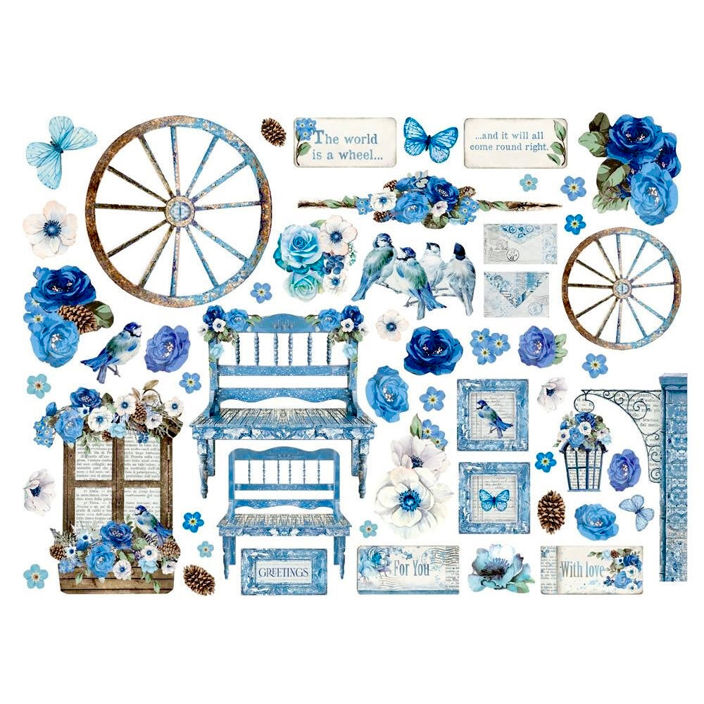 Die Cuts Blue Land