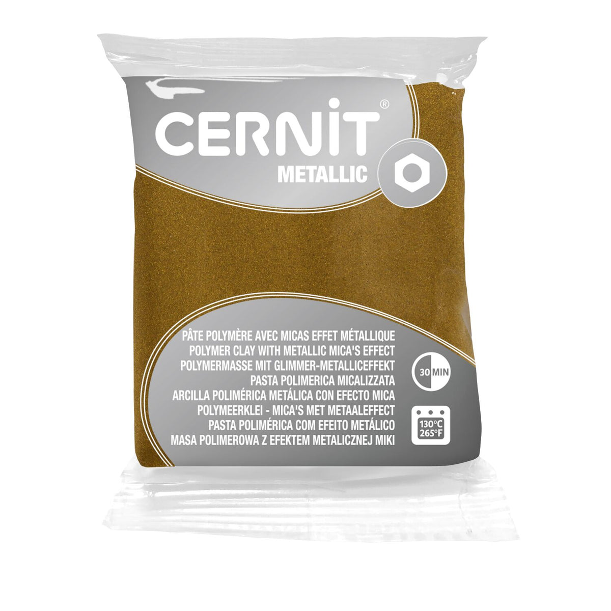 Cernit Metallic Oro Antiguo – arcilla polimérica efecto metálico 56 g