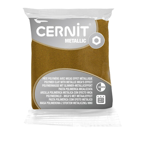 Cernit Metallic Oro Antiguo – arcilla polimérica efecto metálico 56 g