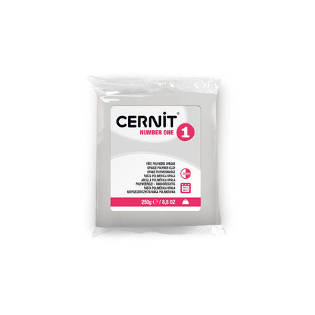 Cernit Number One Blanco opaco (027) – arcilla polimérica bloque de 250 g