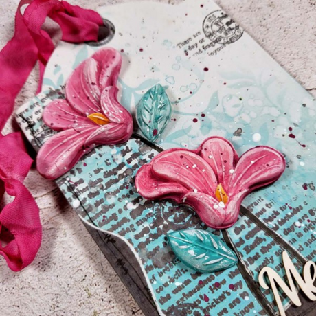 Molde Flexible A5 Mariposas y Flores (vista 2)