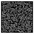 Stencil 18X18cm Patrón espiral de Klimt
