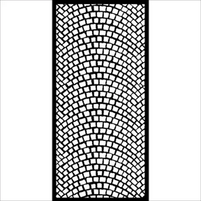 Stencil 12X25cm Lady Vagabond Lifestyle - Cobblestone