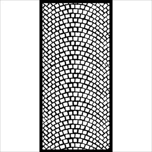 Stencil 12X25cm Lady Vagabond Lifestyle - Cobblestone