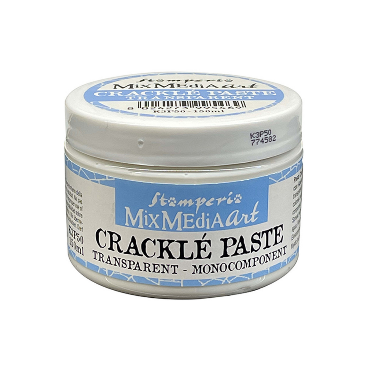 Pasta Craquelada Transparente Pote 150ml