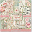 Pack de Cartulinas House of Roses 30.48x30.48cm - 10 hojas - Stamperia