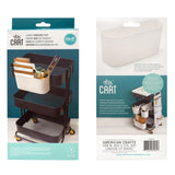 Vaso Grande Colgante para Carrito A La Cart - Blanco (empaque)