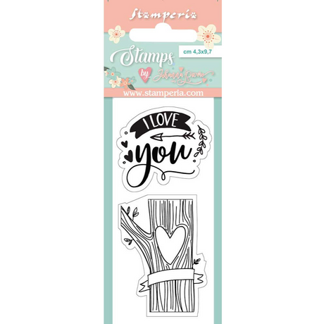 Sellos Clear  Árbol de amor - Love Story de Johanna Rivero
