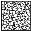 Stencil 18X18cm Blue Dream - Mosaico