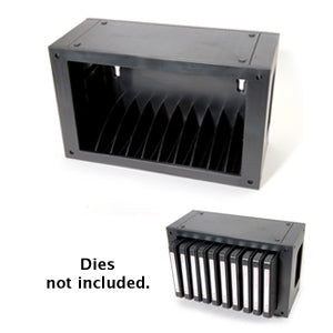 Organizador Rack 29x17.8x12.7cm para Troqueles Bigz - 10 compartimentos