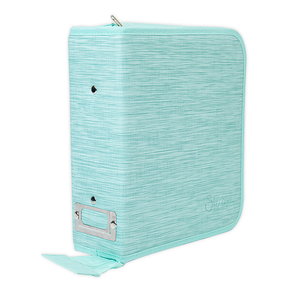 Organizador tipo binder para troqueles Thinlits y Framelits, color mint julep, Sizzix