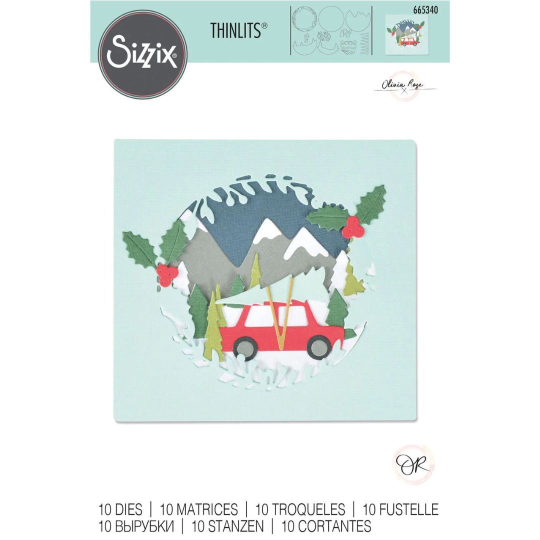 Troquel Thinlits Winter Woodland - Navidad