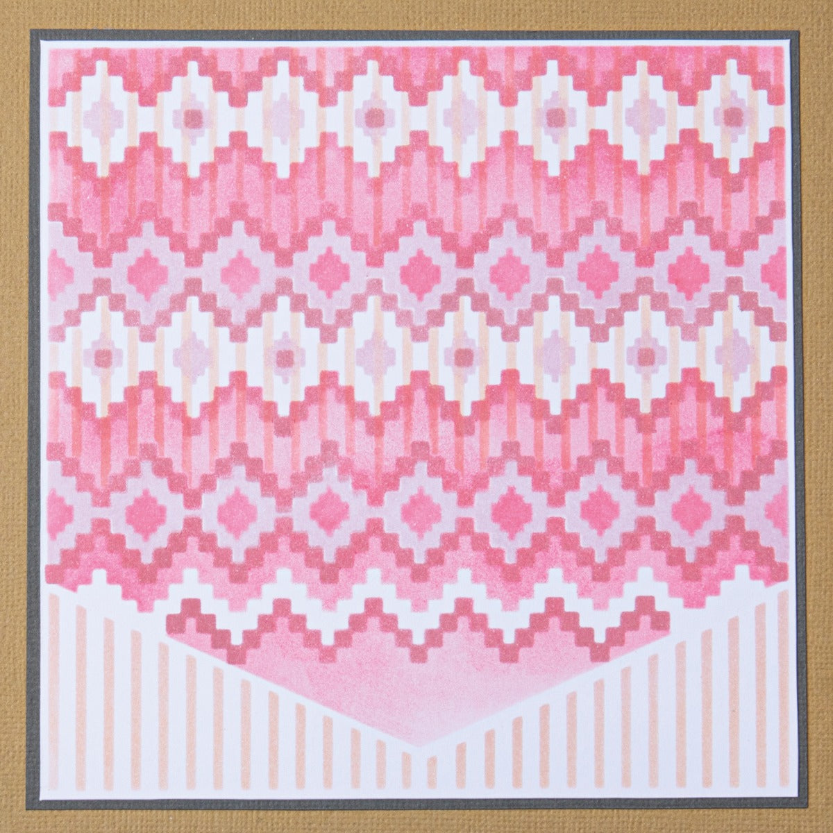 Set de Plantillas por Capas 15x15cm - Textile x4