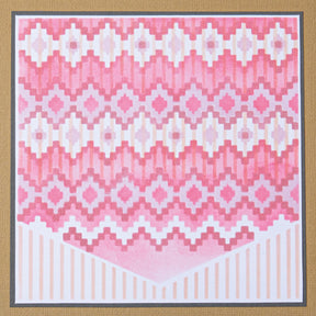 Set de Plantillas por Capas 15x15cm - Textile x4