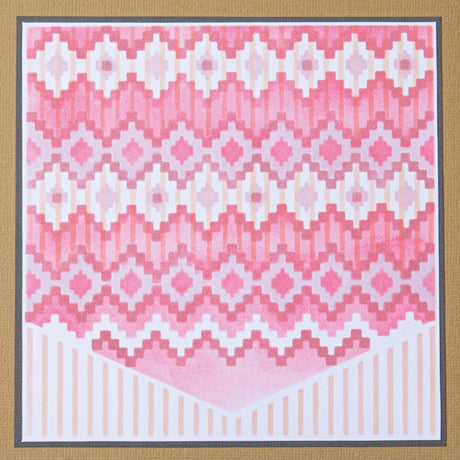Set de Plantillas por Capas 15x15cm - Textile x4