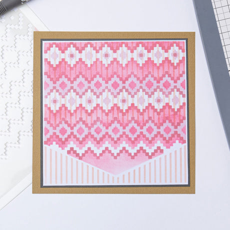 Set de Plantillas por Capas 15x15cm - Textile x4 (otra vista)