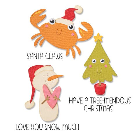 Troqueles Thinlits con Sellos Christmas Characters - Navidad