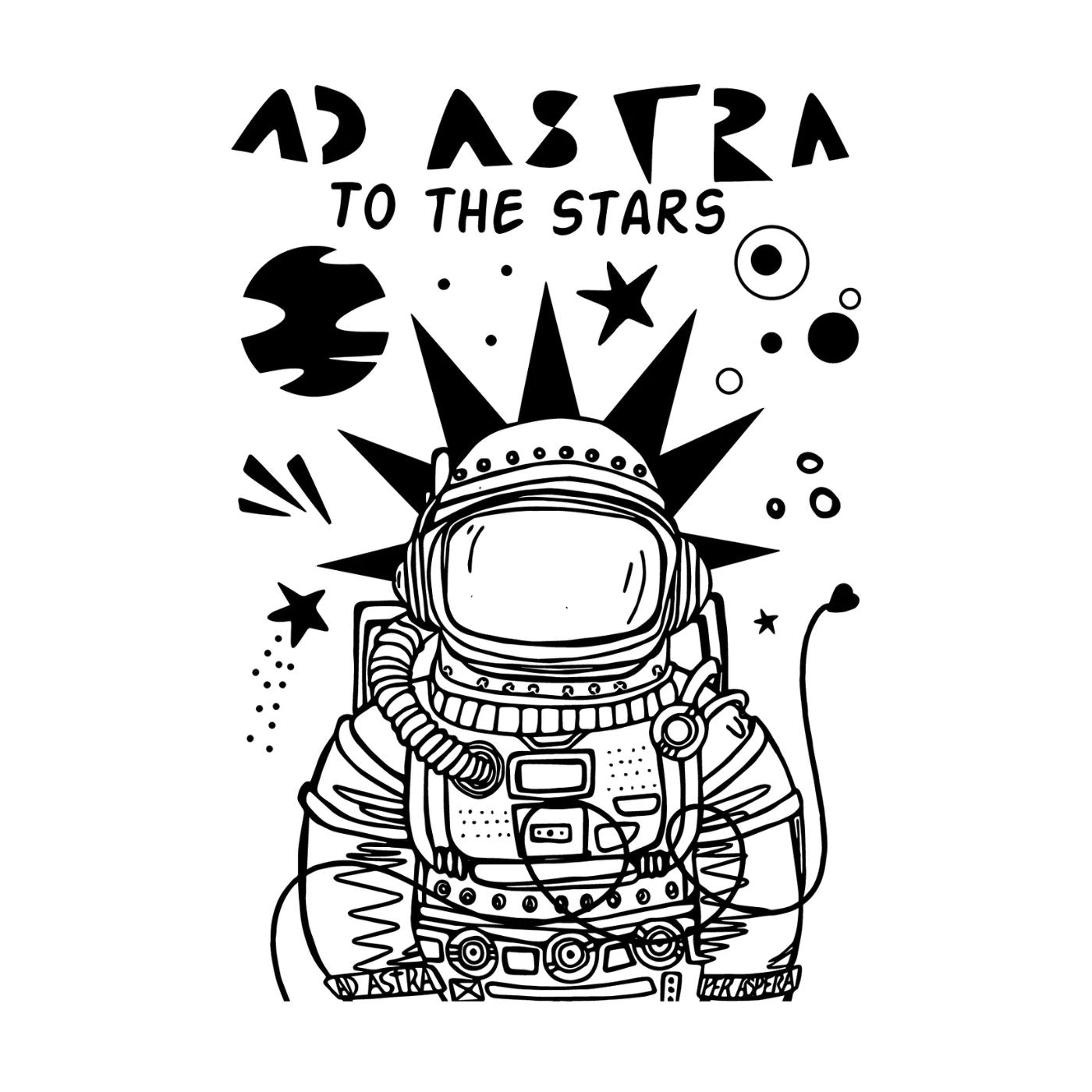 Studio Sellos Clear con Stencils A5 Ad Astra