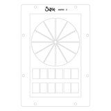 Studio Sellos Clear con Stencils A5 Artist Tools (vista 6)