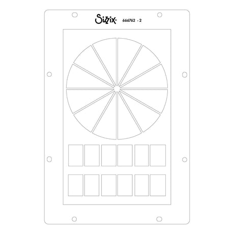 Studio Sellos Clear con Stencils A5 Artist Tools (vista 6)
