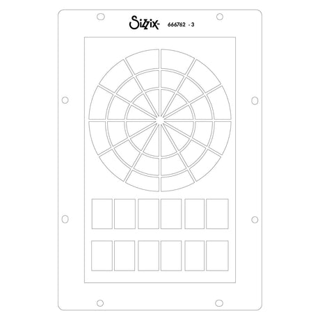 Studio Sellos Clear con Stencils A5 Artist Tools (vista 7)