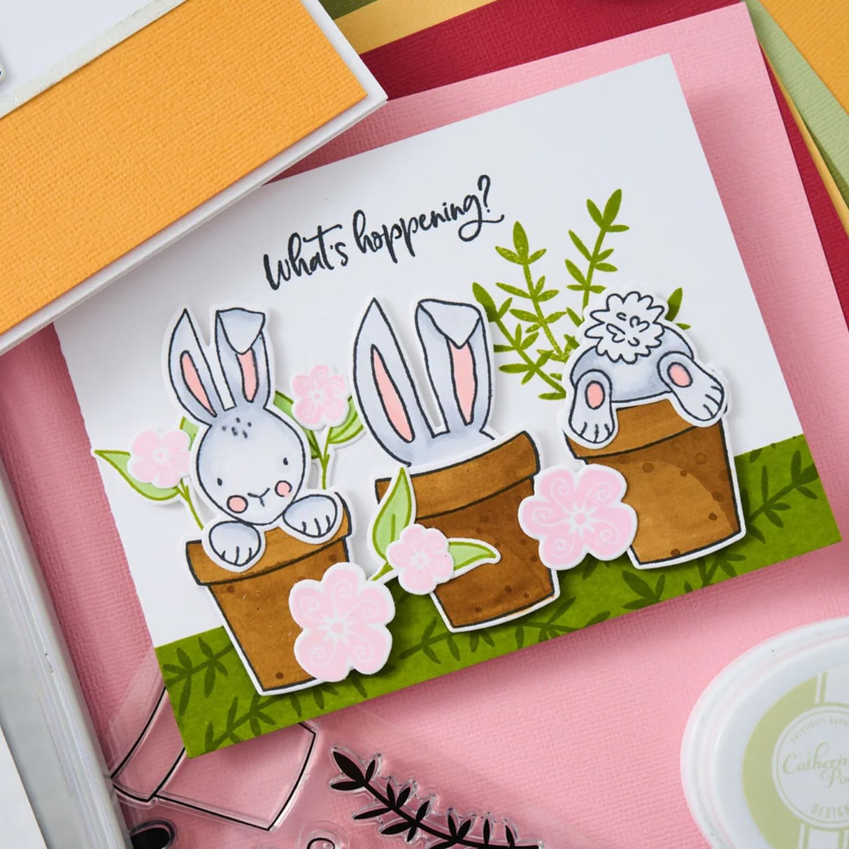 Sellos Clear Bunny Bits & Blooms (vista 2)