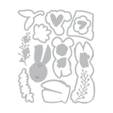 Troqueles Framelits Bunny Bits & Blooms #2 (vista 4)
