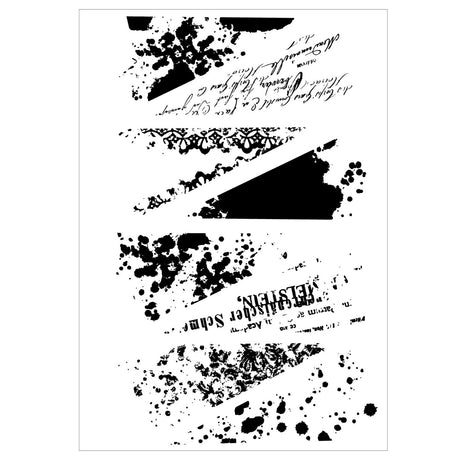 Sellos Clear A5 con Framelits Build A Burst Artsy Lace Mix (vista 4)