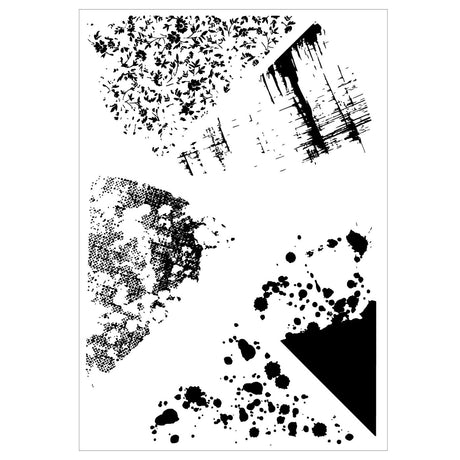 Sellos Clear A5 con Framelits Build A Burst Painterly (vista 4)