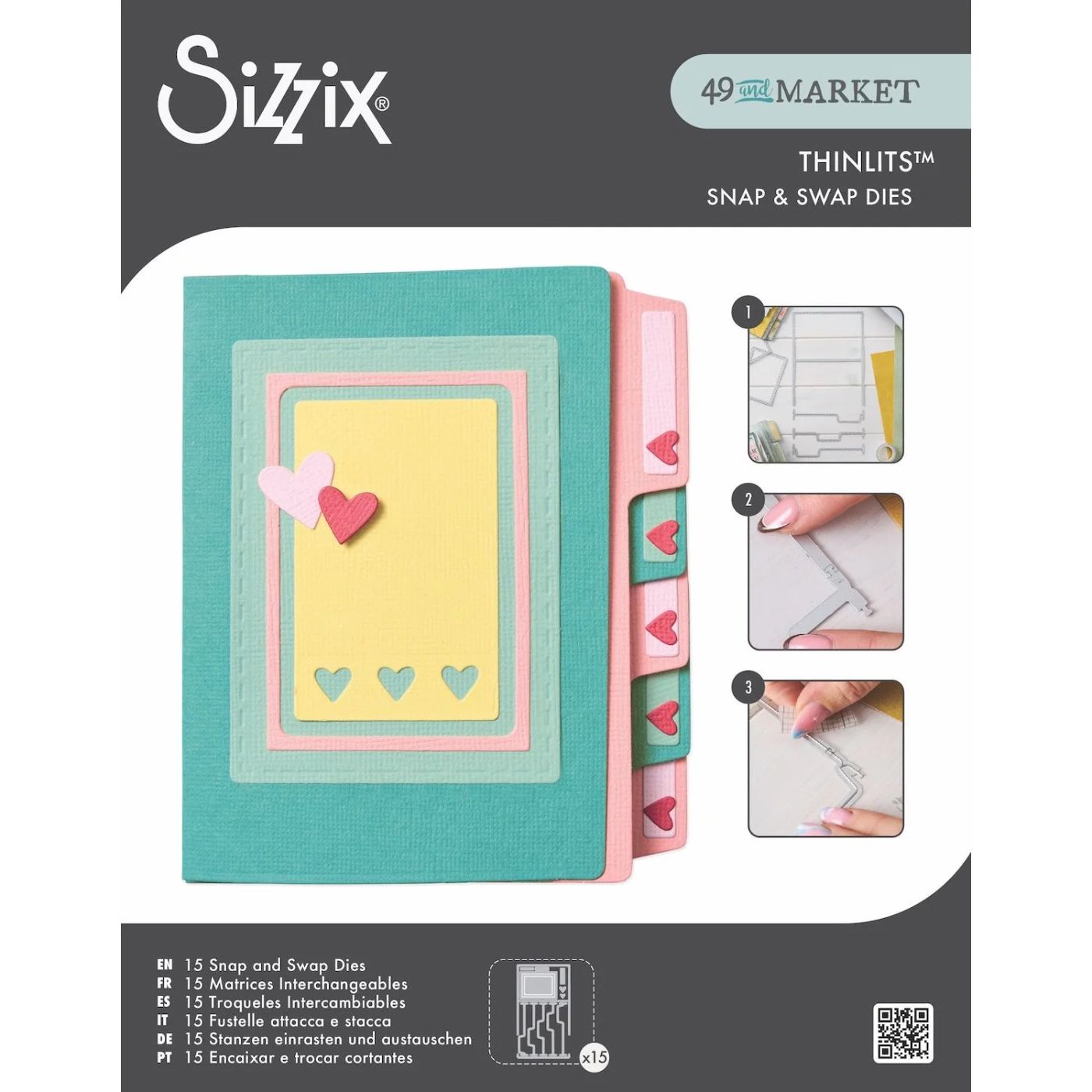 Troqueles Thinlits Snap And Swap File Folders