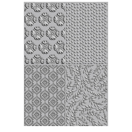 Folder de Embossing 3D A6 - Posh Patterns (dibujo del diseño)