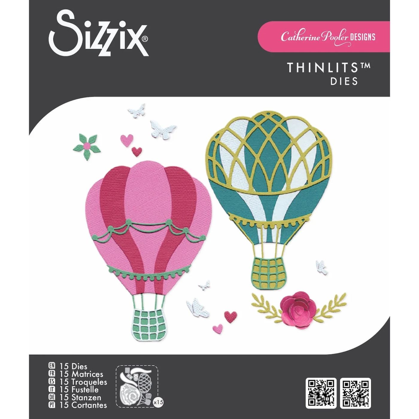 Troqueles Thinlits Globos Aerostáticos