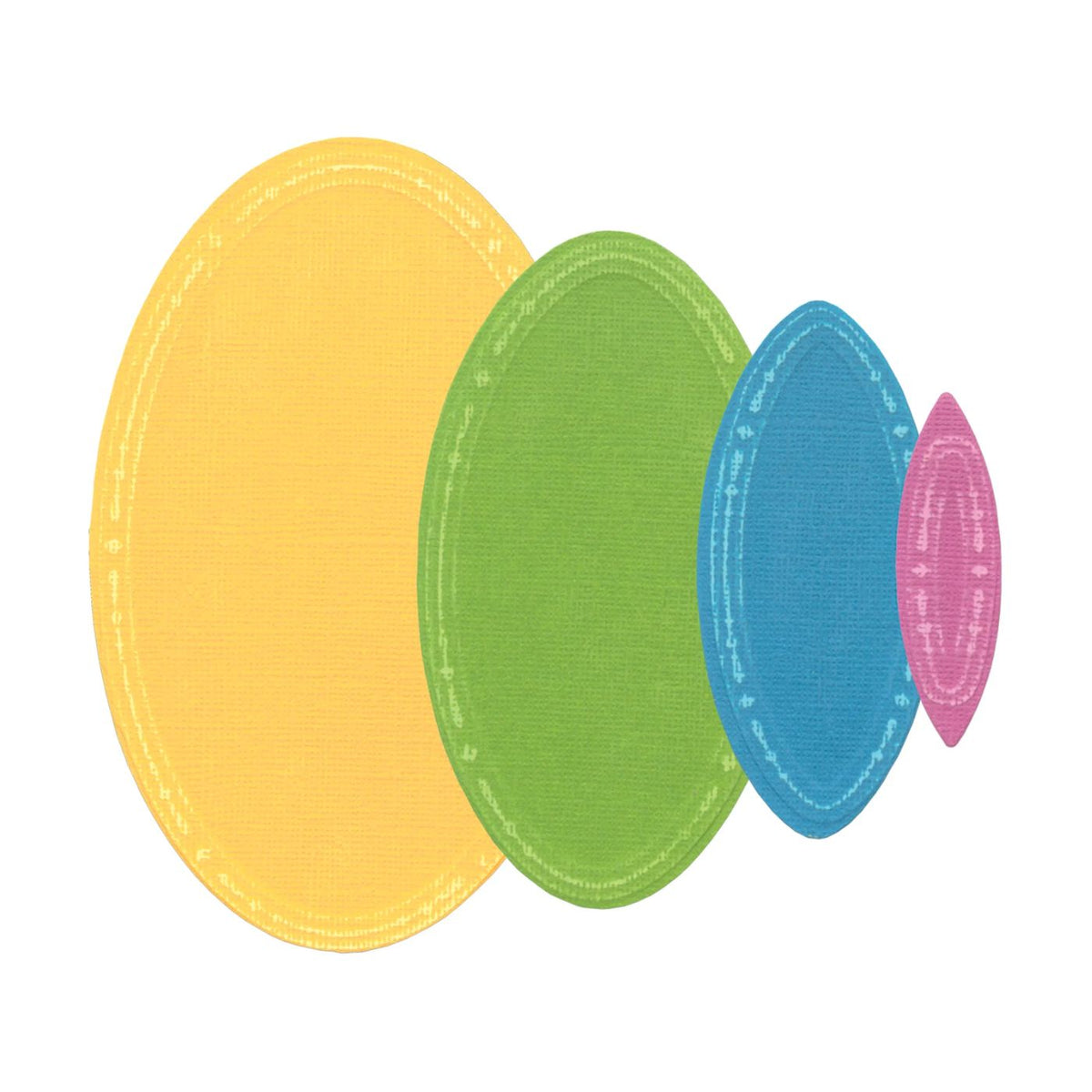 Troqueles Framelits Fanciful Reversed, Clare Classic Ovals (vista 4)