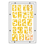 Studio Sellos Clear con Stencils A5 Strength In Numbers (vista 5)