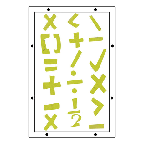 Studio Sellos Clear con Stencils A5 Strength In Numbers (vista 6)