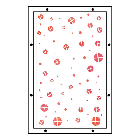 Studio Sellos Clear con Stencils A5 The R's Have It (vista 4)